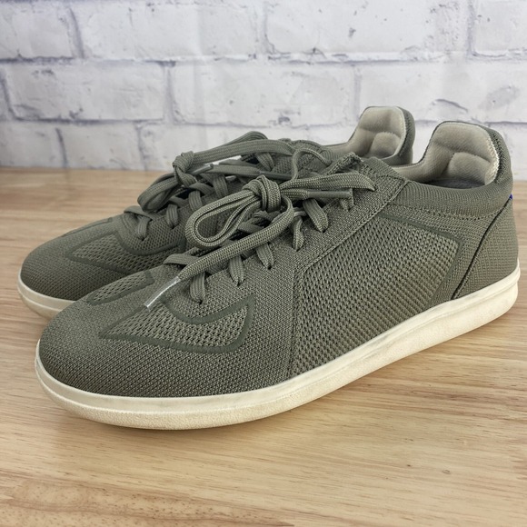 Rothy's Other - Rothy's Shoes Men's Size 8 M Lace Up‎ Shoes Green RS01 Knit Sneakers